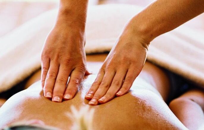 masaža za osteohondrozo hrbtenice